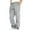 Gray, variant on LOVZFMLL Men's Casual Sweatpants, Summer Elastic Band Running Joggers Workout Gym Solid Pants with Pockets and Drawstring Army Green S