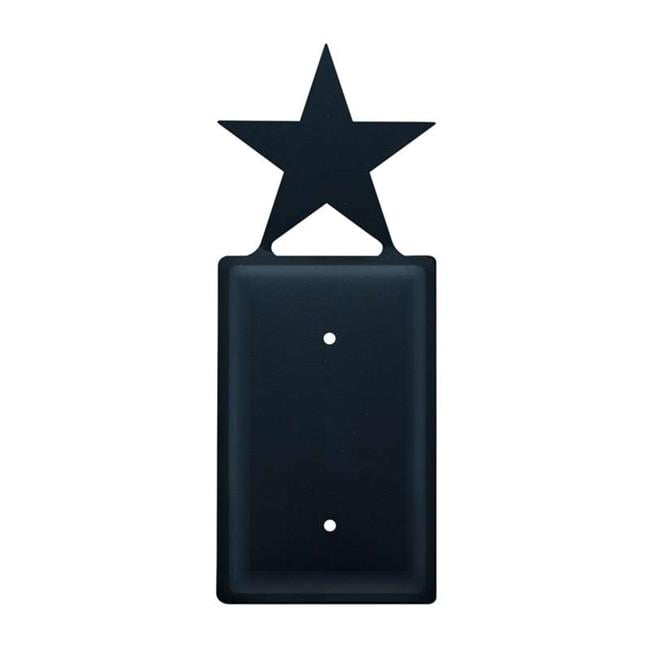 Village Wrought Iron EC-45 Single Electrical Cover - Star