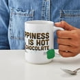 thumbnail image 4 of CafePress - Peanuts Hot Chocolate Mugs - 15 oz Ceramic Large White Novelty Mug, 4 of 6