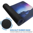 thumbnail image 6 of Snow Mountains Under the Purple Stars&nbsp;mouse Padswaterproofno Slip&nbsp;for Office Home Work GamingmousepadsRubber Base Mousepad with Stitched Edges 31.5x11.8inches, 6 of 7