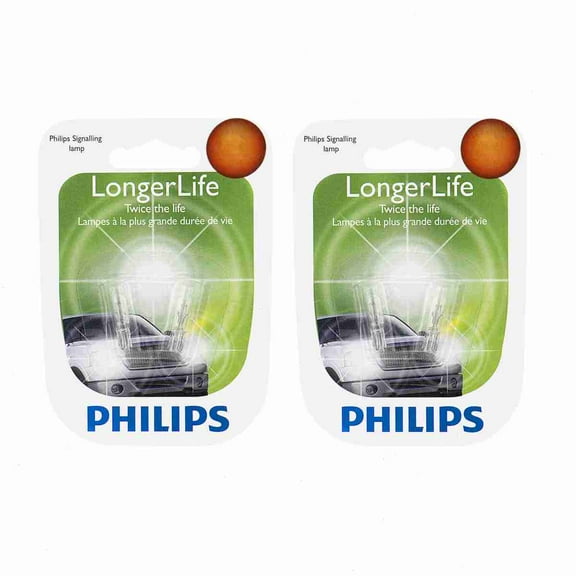 2 pc Philips 74LLB2 Long Life Multi Purpose Light Bulbs