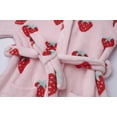 thumbnail image 5 of MGEOY Boys Girls Robe Soft Hooded Flannel Bathrobes for Kids With Silk Eye Sleep Mask, 5 of 7