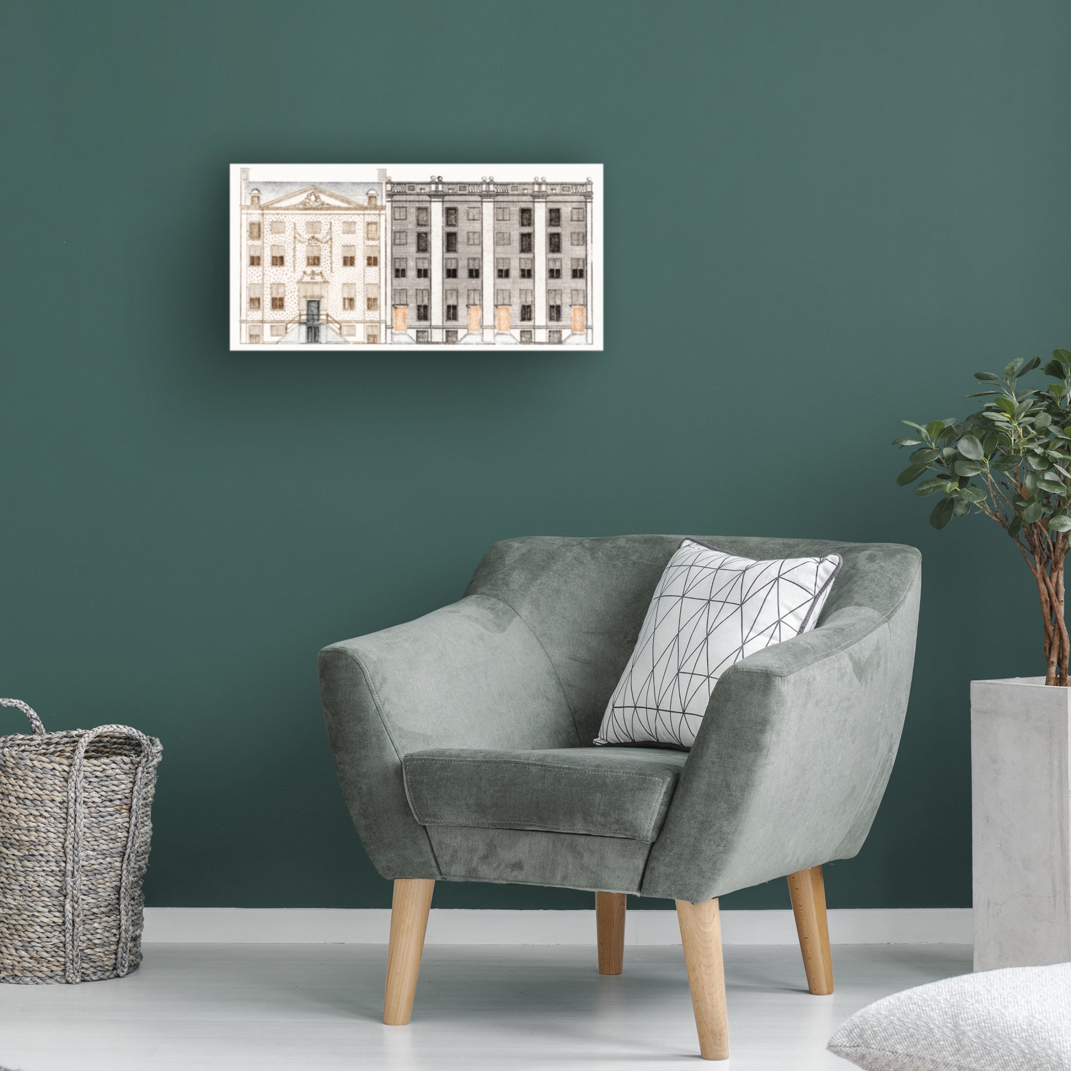 Trademark Fine Art Johan Teyler Amsterdam Canal Houses II Canvas Wall Art
