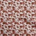 thumbnail image 1 of oneOone Rayon Maroon Fabric Tropical Leaf Fabric For Sewing Printed Craft Fabric By The Yard 56 Inch Wide, 1 of 5