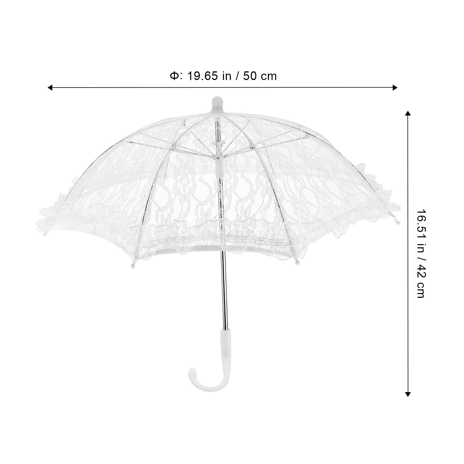 White Lace Umbrella Lightweight Kids Umbrella Children Photo Prop