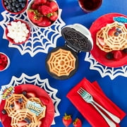 Dash Spider Web Electric Mini Waffle Maker, White