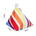 thumbnail image 5 of AURORA TRADE Small Animal Carrier Fashion Print Breathable Holes Portable Hamster Triangle Travel Carrier Bag with Zipper for Hedgehog Squirrel Mouse, 5 of 8