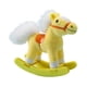 thumbnail image 3 of Caballo mecedor de peluche de 15 cm, juguete de peluche realista, adorable y adorable. amarillo, 3 of 9