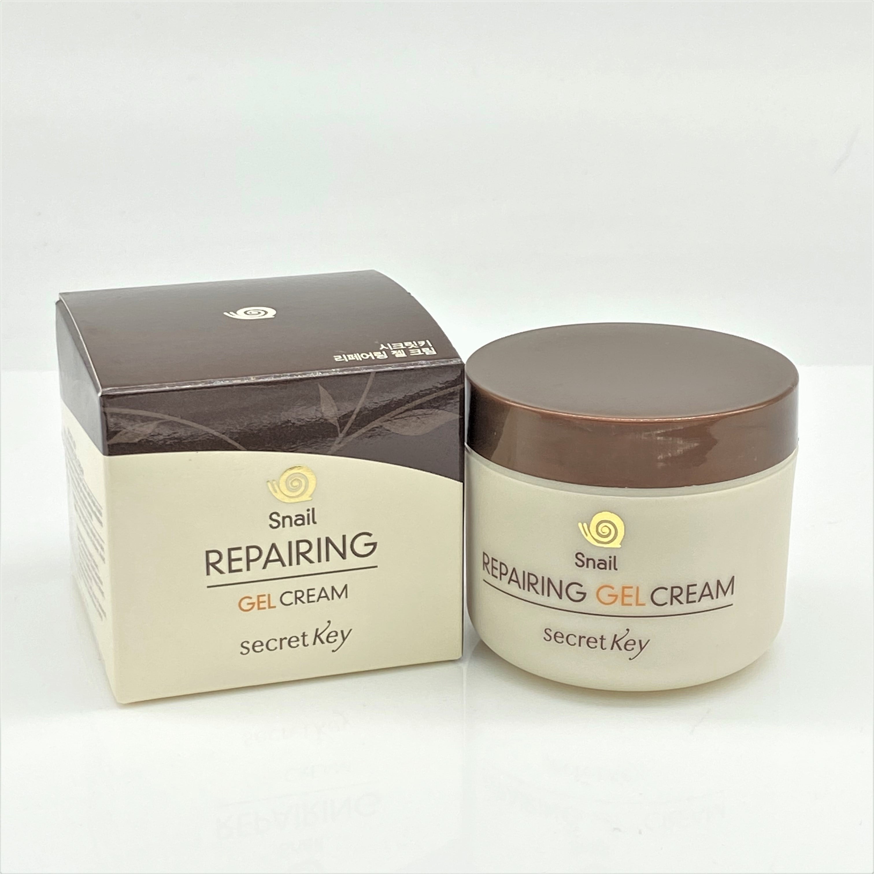 review secret key snail repairing eye cream