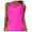 Hot Pink, variant on Women Swim Top Tank Top For Women Lace Up Swimwear Tops Casual Full Coverage Bikini Top Push Up Swim Crop Top Tie Back Bathing Suit Tops