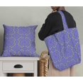 thumbnail image 5 of Soimoi Purple Viscose Chiffon Fabric Leaves Damask Print Fabric by the Yard 42 Inch Wide, 5 of 5