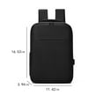 thumbnail image 3 of Mochila para portátil Maxiaoxia de 15,3 pulgadas, mochila de viaje delgada para negocios con puerto de carga USB, ideal como regalo para estudiantes universitarios, para la escuela, la, 3 of 7