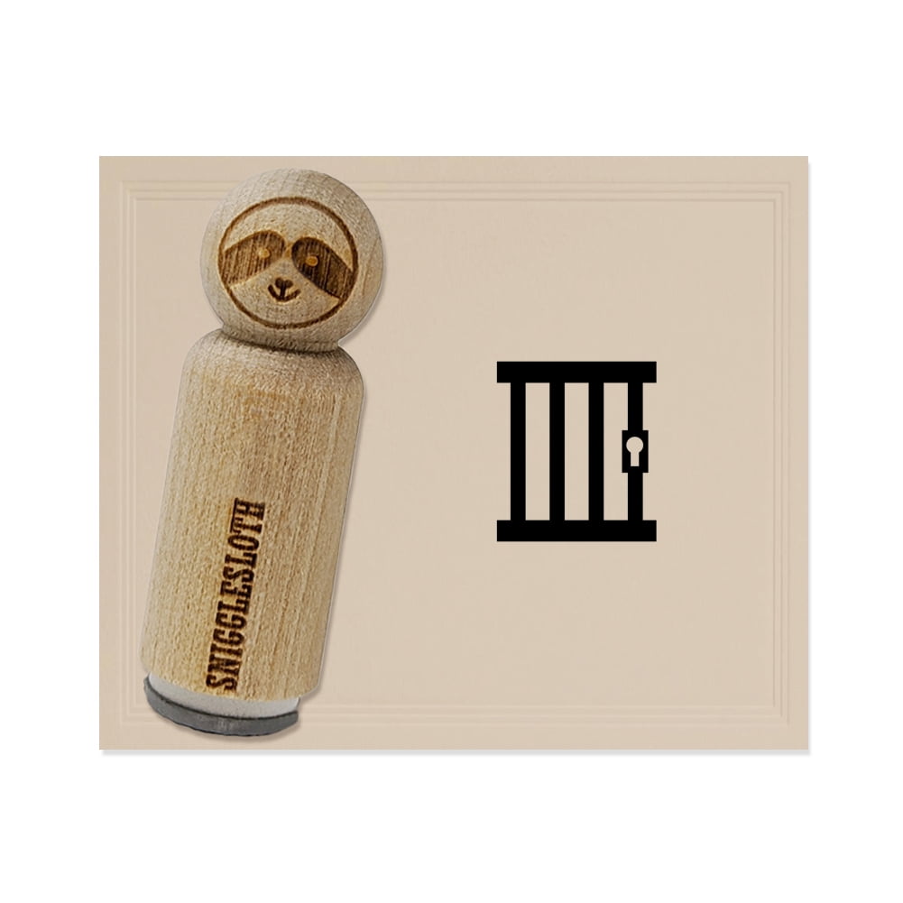 Jail Prison Police Law Enforcement Rubber Stamp for Scrapbooking