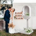 thumbnail image 5 of RDYMONKEY Vintage Telephone Booth Audio Guest Book Stand for Weddings & Parties - Easy Assembly, LED Lighting, Personalized Message Recording Table, 5 of 12
