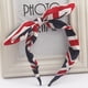 thumbnail image 1 of Accesorios para el cabello con tocado, diadema con orejas de conejo y diseño de bandera de arroz, diadema con lazo de lunares a la moda, aplicación de tema fresco y dulce, 1 of 5