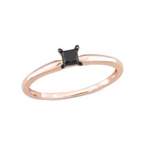 Everly Women's Diamond 14K Rose Gold Plated Engagement Ring