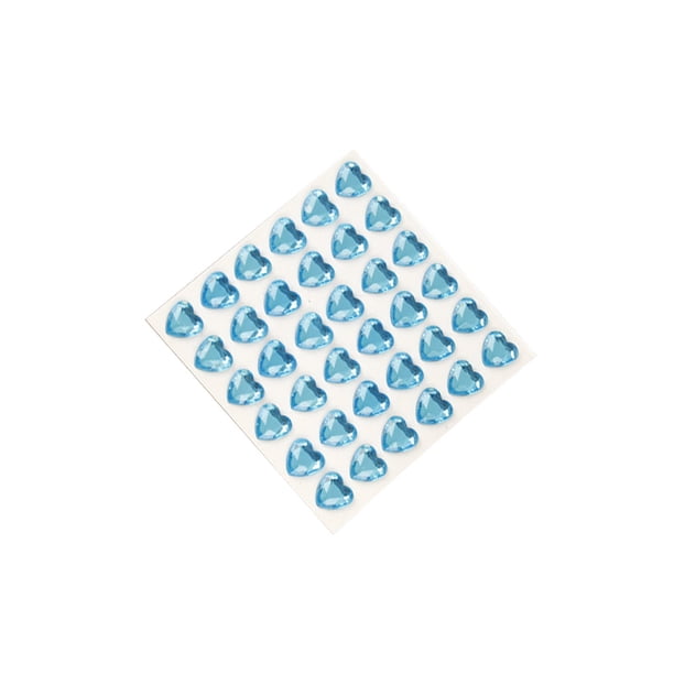 Bearachild 10 hojas de pegatinas de joya, calcomanías acrílicas de cuenta, Material tridimensional, pegatina para uñas, nevera, color mezclado Artesanía Agua Azul Bearachild HA062096-09B