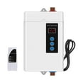 thumbnail image 1 of 3000W Tankless Water Heater Electric,Instant Hot Water Heater With Remote Control, LCD Touch Screen Water Heat ,Compact Design, 1 of 6