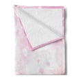 thumbnail image 2 of Rose Soft Flannel Fleece Blanket, Blossoming Spring Flowering Cherry Sakura April Tree Freshness Tenderness, Cozy Plush for Indoor and Outdoor Use, 70" x 90", Rose Yellow and Green, by Ambesonne, 2 of 5