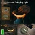 thumbnail image 4 of Solar Camping String Lights in Camping Fairy Light .Ft Camping Lights with Modes USB Outdoor String Lights Rechargeable Retractable String Light for Hiking Tent RV, 4 of 8