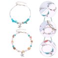 thumbnail image 3 of 2pcs Shell Bracelets Ankle Bracelets Anklet Jewelry Shell Beach Bead Bracelets, 3 of 8