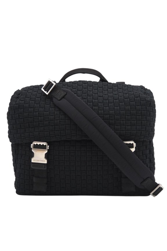 Pre-Owned BOTTEGA VENETA Small Intrecciato Technical Cord Nylon Postino Bag 776523 V0VG4 8803,...