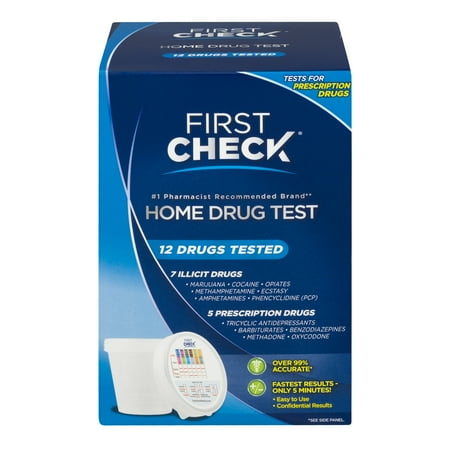 First Check Home Drug Test, 12 Drugs Tested, 1.0 CT