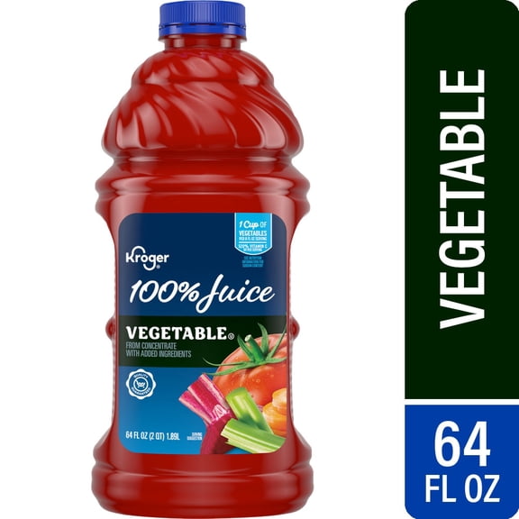 Kroger 100% Vegetable Juice 64 fl oz - Pack of 1