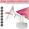 thumbnail image 3 of Nenesupply 2pc 19mm Flanges Compatible with Spectra S1 Spectra S2 Synergy Gold Breastpumps Replacement to Spectra Pump Parts and Spectra Flange Replace Spectra S2 Parts and Spectra 19mm, 3 of 6