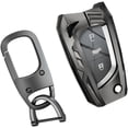 thumbnail image 1 of Key Fob Cover Compatible with Fit for Lexus ES350 ES300h UX200 LS500 LS500H LC500 LC500h Keychain Case Holder Protector,Gun Color,For Toyota C, 1 of 5