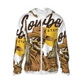 thumbnail image 2 of Lsque Skull Cowboy UPF 50+ Lightweight Sun Protection Men's Women's Long Sleeve Shirt, Hoodie Performance -X-Large, 2 of 9