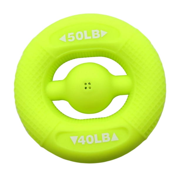 Hand Grip Enhancer Zulema Portátil Cómodo Suave Silicona Anillos Mano Entrenamiento Carpal Verde 40LB-50LB Fortalecedor de agarre