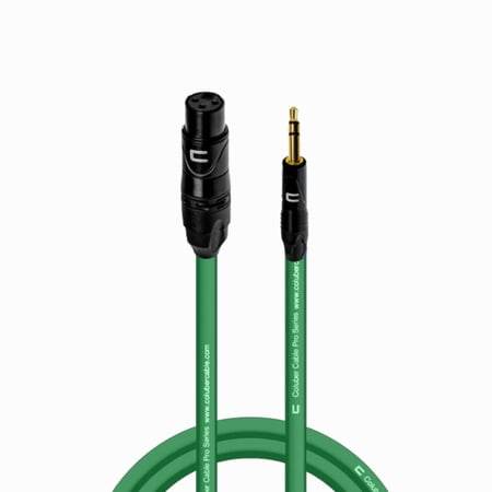 Coluber Cable Balanced XLR Female to 3.5 TRS Male - Audio Microphone Cable