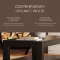 thumbnail image 3 of Maven Lane Paulo Wooden Coffee Table in Weathered Black Finish, 3 of 6