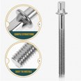 thumbnail image 4 of 6pcs Tension Rods Screw Drum Set Parts Drum Mounting Screws Metal Fastener Screws, 4 of 9