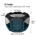 thumbnail image 2 of FurHaven Pet Products Mesh Open-Air Pet Playpen - Sailor Blue, Extra Large, 2 of 11