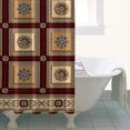 thumbnail image 5 of Boho Chic Ethnic Shower Curtain 36x72 Inches Quick-Dry Polyester Curtain with Plastic Hooks Rustic Artistic Vintage Style, 5 of 5