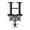 H, variant on EUDIDV Scary Gate Sign Halloween 26 Letter Decoration Hang Tag, Spider Hang Tag Halloween Gate Signage Decorative