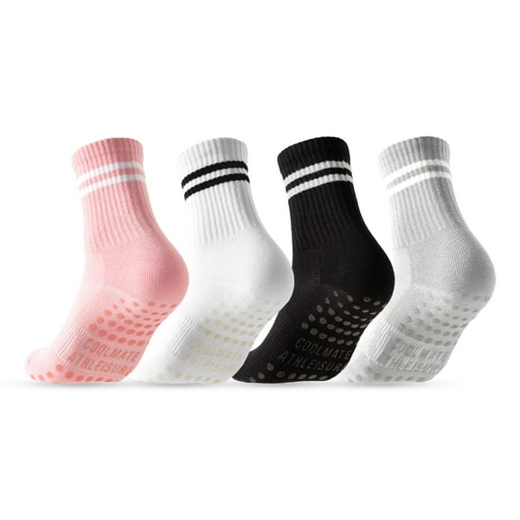 Yoga Socks Pilates Socks with Grips Non Slip for Women Workout Dance Sports Barre Gifts
