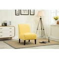 thumbnail image 1 of Topline Home Furnishings Yellow Slipper Accent Chair, 1 of 5