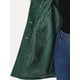 thumbnail image 5 of Abrigo de mujer Inspire Chic de un solo botón, de manga larga, largo hasta la túnica, abrigo de invierno con bolsillos, talla L, verde oscuro, 5 of 6