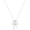 Silver, variant on Bow Toggle Necklace for Women Trendy Simple Bow Jewelry