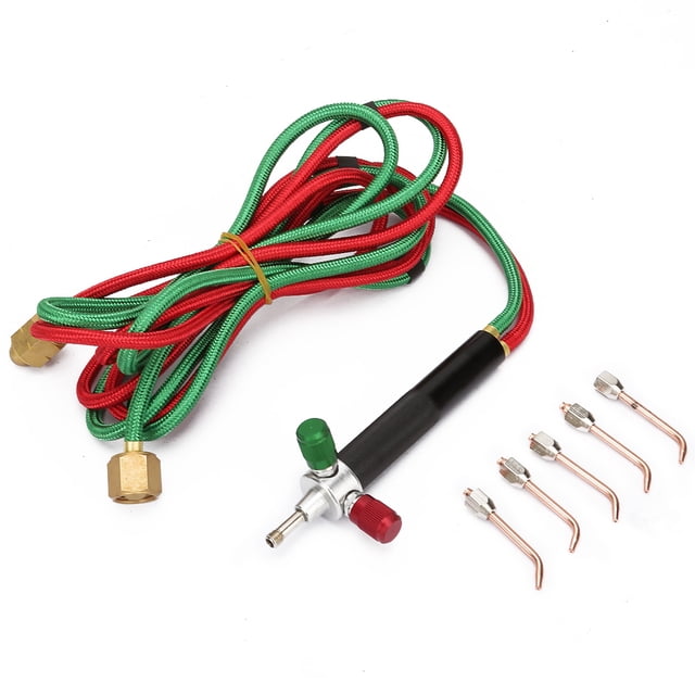 Copper 6300 Degrees Celsius Mini Gas Torch Adjusted Flame Length Gas Torch Aluminum For Acetylene Hydrogen