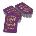 thumbnail image 2 of Inkdotpot Gold Foil Paper Hang Tags Love Is Sweet Wedding Favor Tags 50 Pack, 2 of 6