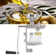 thumbnail image 4 of Oil Press Machine Household Seed Oil Press Extractor Small Silver Stainless Steel Manual Hand Crank Hot Cold Oil Press Maker For Peanut Sesame Rapeseed Oil, 4 of 8
