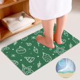 thumbnail image 4 of GZHJMY Bathroom Mat set of 3， 3 Pieces Bath Mats Set for Bathroom, Non-Slip Washable Cover Floor Rug Decorations for Bathroom, 4 of 6
