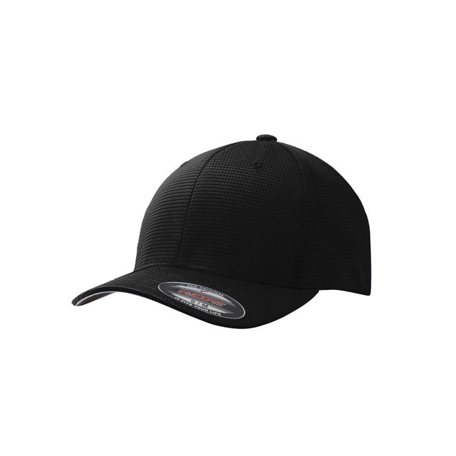 Top Headwear Grid Texture Baseball Cap - Black - Small/Medium