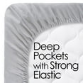 thumbnail image 4 of Lavish Home 3-Piece Microfiber Twin Sheet Set for Adult, Blue, 4 of 8