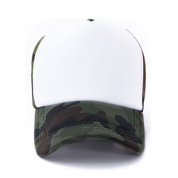 Unisex Camouflage Mesh Baseball Cap Hat Blank Visor Hat Adjustable