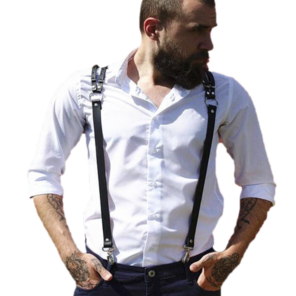 ACSUSS Mens Strong Nylon X-Shape Back Body Chest Harness Belt Costumes